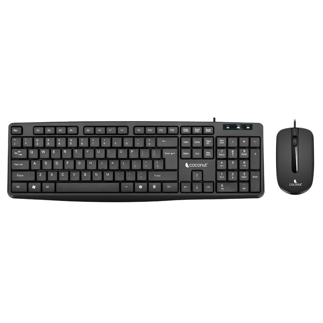 Coconut K24 | M24 Wired Keyboard & Mouse Combo