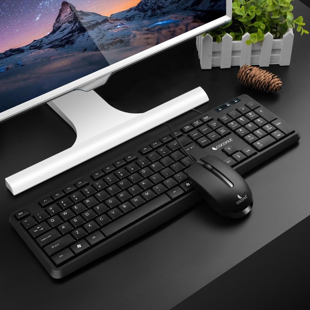 Coconut K24 | M24 Wired Keyboard & Mouse Combo
