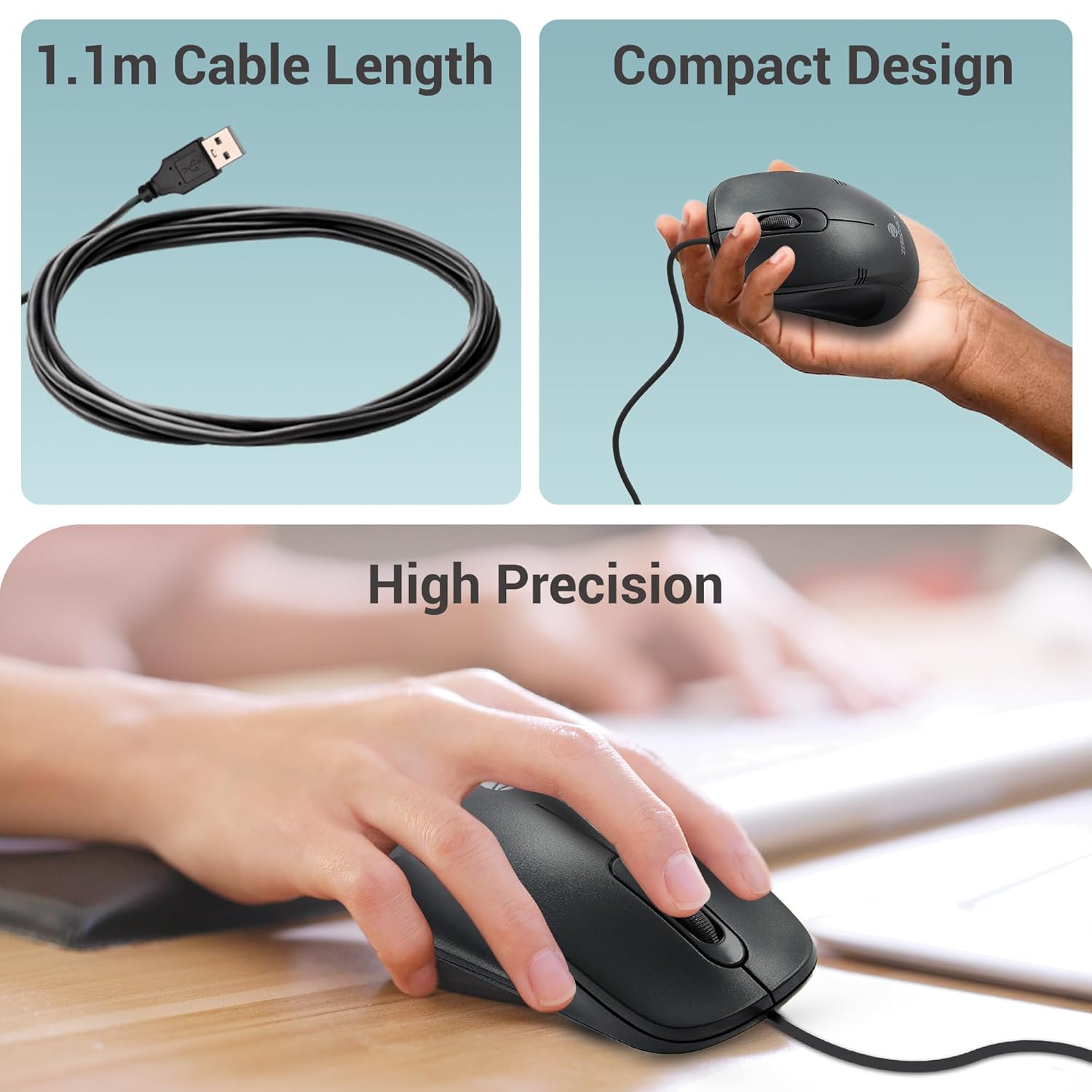 Zebronics Power + Optical Mouse
