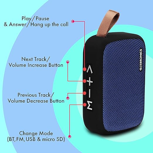 Zebronics Delight Bluetooth Speaker