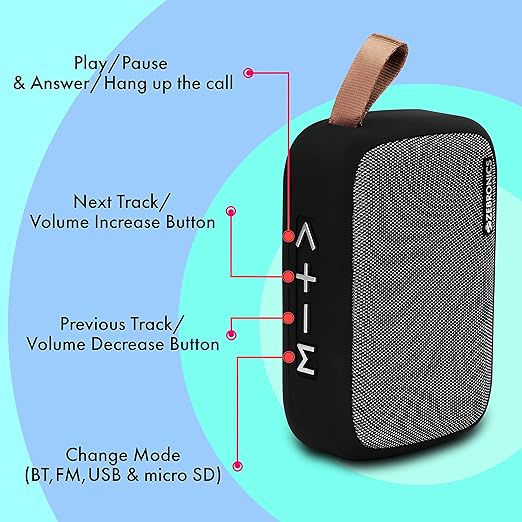 Zebronics Delight Portable BT Speaker
