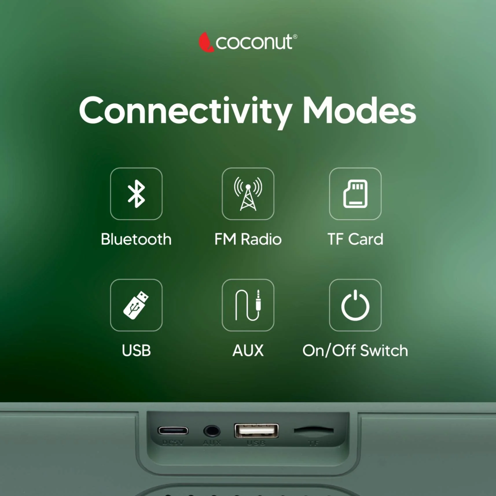 Coconut Soul Bluetooth Speaker